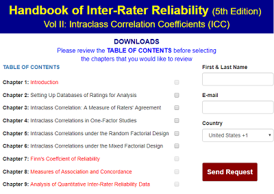 Intraclass Correlation Coefficients (ICC)